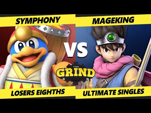 The Grind 125 Onine Losers Top 8 - Mageking (Hero) Vs. Symphony (DeDeDe) Smash Ultimate - SSBU