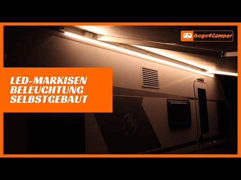 Retrofitting awning lighting on the Thule Omnistor caravan [LED strip] | DIY tip