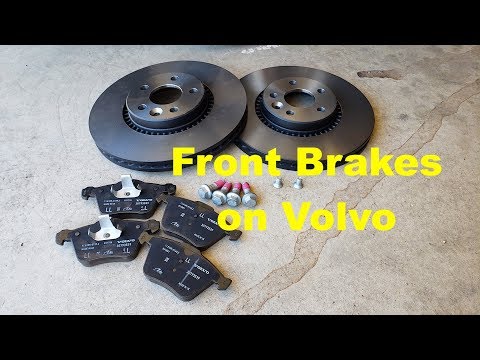 Volvo Front Brake Replacement. And a little more!