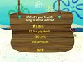 SpongeBob SquarePants Absorbing Favorites DVD Menu Walkthrough