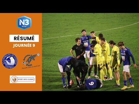 RÉSUMÉ NATIONAL 3 - J9 : AS CHERBOURG  - AF VIROIS (0-3)