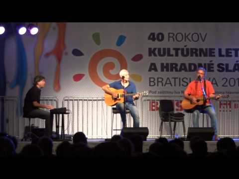 Pavol Hammel a Juraj Burian - Dnes už viem / Čas malín / Koče plné ruží (Bratislava 16.8.2015)