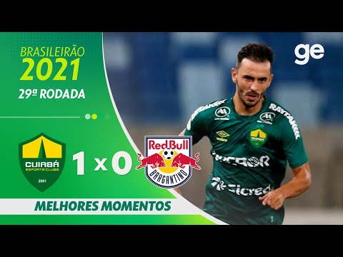 Gols e lances de Cuiabá x Red Bull Bragantino