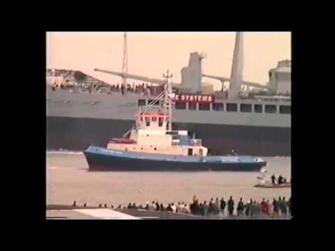 RFA Wave knight launch 29th September 2000 The only footage on youtube as Im aware