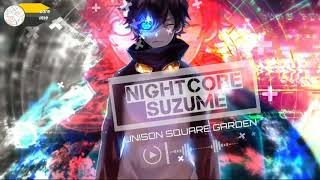 [Nightcore Suzume]~Sugar song and bitter step - Unison Square Garden | Kobasolo & Mirai