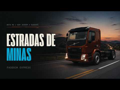 Do Entardecer à Noite Pelas Estradas de Minas |ETS 2 |  Paddock Express | EAA