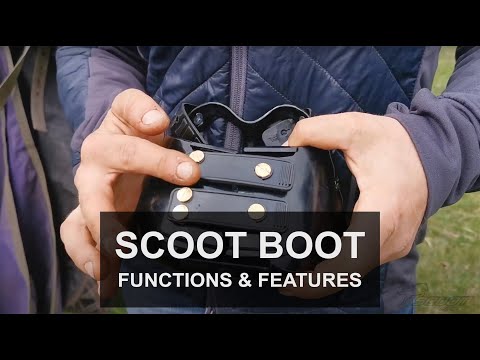 What are the functions and features of Scoot Boot hoof boots