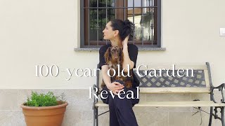 First glimpse into the garden of my 100-year-old house. (Not what you expected)