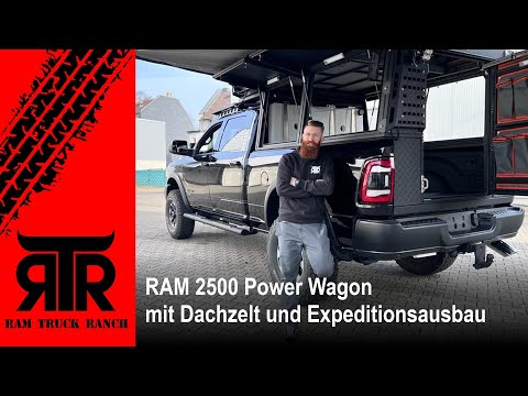 RAM 2500 Power Wagon with roof tent and expedition conversion: Pure adventure - RTR - RAM Truck R...