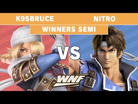 WNF 2.7 K9sBruce (Sheik, Wolf) vs Nitro (Richter Belmont) - Winners Finals - Smash Ultimate