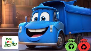 Jeff, O Caminhão de Lixo Consciente | Meu Amigo Caminhão | Vídeos Educativos e Musicais