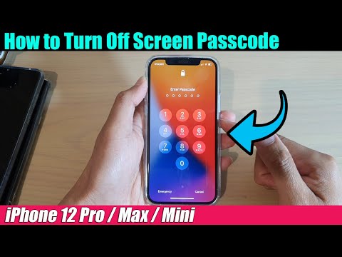 iPhone 12/12 Pro: How to Turn Off Screen Passcode
