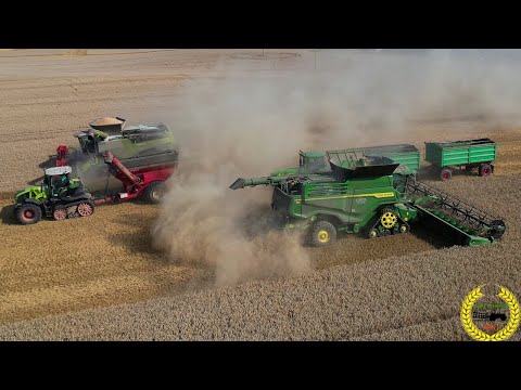 John Deere X9 VS. Claas Lexion 8900 | Claas Axion 960TT | 100 K Abo spezial | Weizenernte 2021