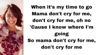TINI - Don&#39;t cry for me (letra)