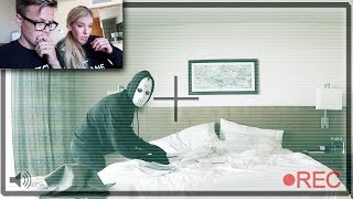 FOUND GAME MASTER  in our HOTEL ROOM (SECRET Hidden Spy Gadgets Surveillance footage behind MASK)
