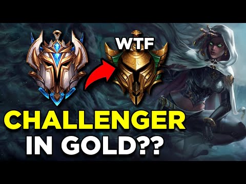 CHALLENGER SUPPORT IN GOLD?!? WHAT WAS RIOT THINKING??? - League of Legends