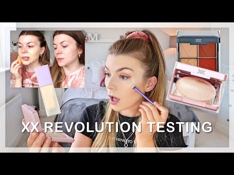 NEW XX REVOLUTION TESTING & REVIEW | FIRST IMPRESSIONS | GLOW SKIN FOUNDATION?! *NOT SPONSORED* 2020
