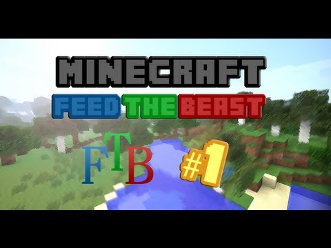 Minecraft Feed the Beast ep01  - Peat Bog and Tree Farm
