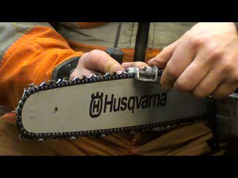 Metsolan Metsäkoulu 15, Teräketjun teroittaminen.