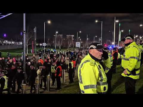 #utrecht fans and #ultras in Glasgow for #celtic vs Utrecht in the #europaleague at Celtic park