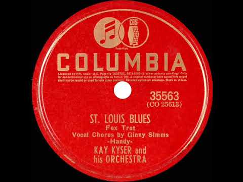 1939 Kay Kyser - St. Louis Blues (Ginny Simms, vocal)