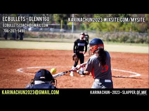 Karina Chun 2023 - Slapper, OF, MIF - Recruiting softball video