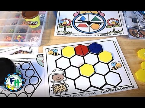 Preschool Learning Activities | Shapes & Colors | Week 6 | Fun Hands-On