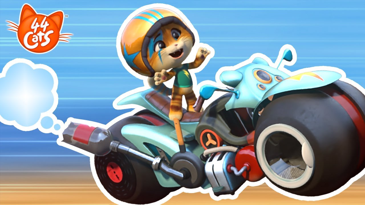 44 Gatos | Lampo pela cidade! Divirta-se em sua moto muito rápida! 🏍️💨