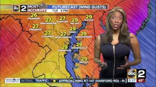 Rain, gusty winds to start the week Monday