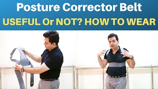Posture Corrector, How to wear Posture Corrector Belt, Postu