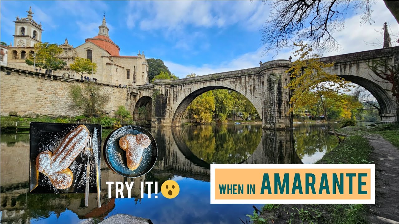 Walk in Amarante and trying São Gonçalo😋Portugal |4k|