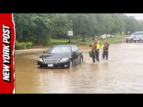 Dozens rescued as fierce storms slam Maryland and DC