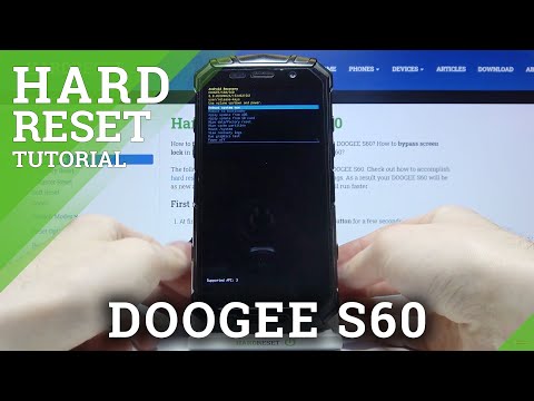 How to Hard Reset DOOGEE S60 – Wipe Data by Recovery Mode / Bypass Screen Lock