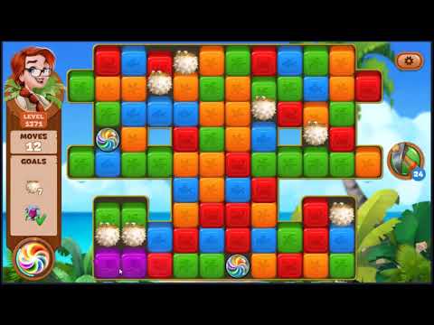 Lost Island Blast Adventure Level 1371 - NO BOOSTERS 🏝️ | SKILLGAMING ✔️