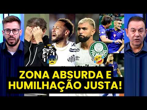 “NÃO É DIGNO!!! O NEYMAR MANDA e DESMANDA no SANTOS, e o CUCA…” DERROTA pro PALMEIRAS é DETONADA!