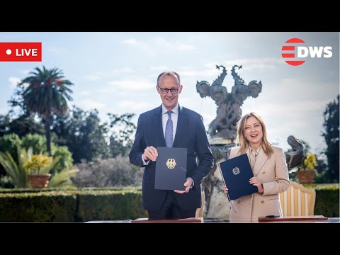 LIVE: Meloni & Merz Address Media After Italian-German Talks | EU Relations | AC15