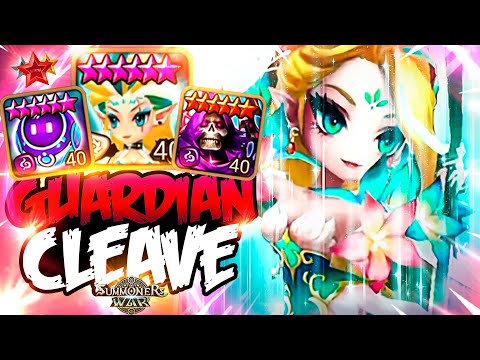 Climb to Guardian with Crazy DOT CLEAVE TEAM - Summoners War