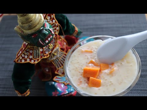 Burmese Tapioca pudding - Thargu