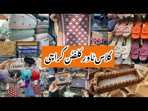 Glass Tower Shopping Mall-heels,bedsheets,bag,household,decor item Shopping in local Mall Karachi