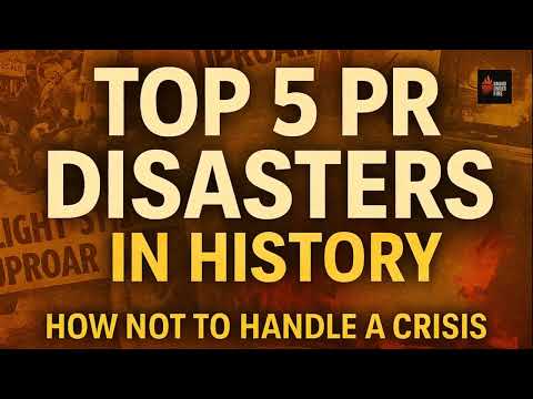 Top 5 Public Relations Disasters in History: How Not to Handle a Crisis