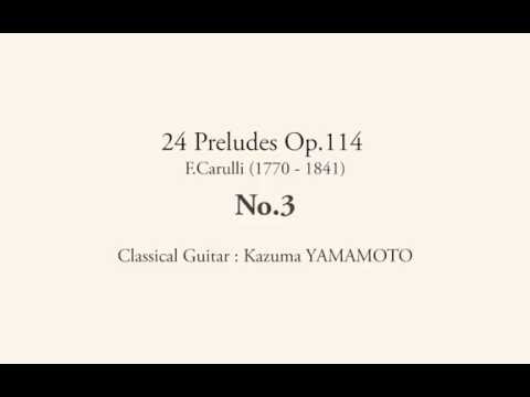 24 Preludes Op.114 No.3 F.Carulli