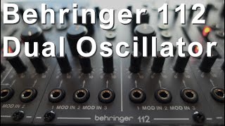 Video thumbnail for Behringer 112 Dual Oscillator ~ impressive analog sound by synthe sizer83