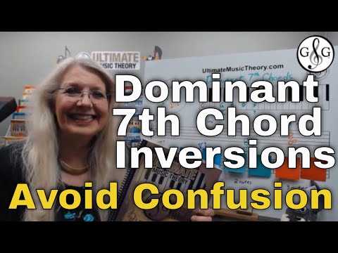 How to write Dominant 7th Chord Inversions - 3 Tips to Avoid Confusion