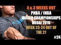 4 & 3 Weeks Out PNBA / INBA Natural Bodybuilding World's Dubai 2015 - #24