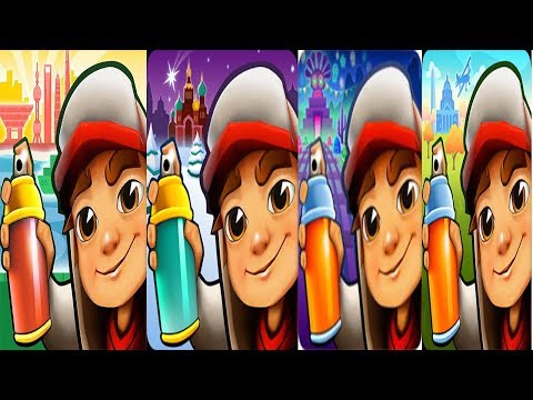 Subway Surfers Saint Petersburg vs Subway Surfers Shangahi vs Mexico vs Washington Gameplay