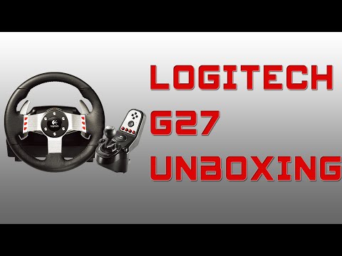 Logitech G27 Racing Wheel Unboxing/installation