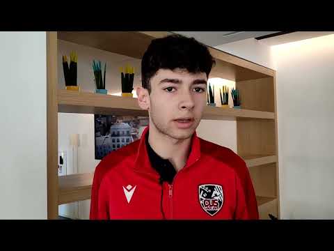 Maurizio Seu 19 anni, olbiese doc, figlio d’arte, milita nel Cus Cagliari in serie B