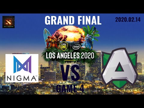 Nigma vs Alliance GAME 4 GRAND FINAL ESL ONE Los Angeles in ENGLISH
