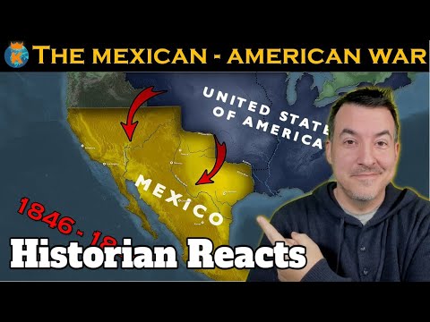 The Mexican-American War - Explained in 16 minutes - Knowledgia Reaction
