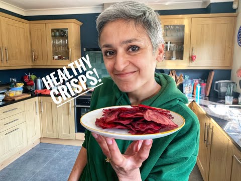 Healthy Crisps | Beetroot chips | Healthy snack | Homemade chips | Cook with me | #withme
